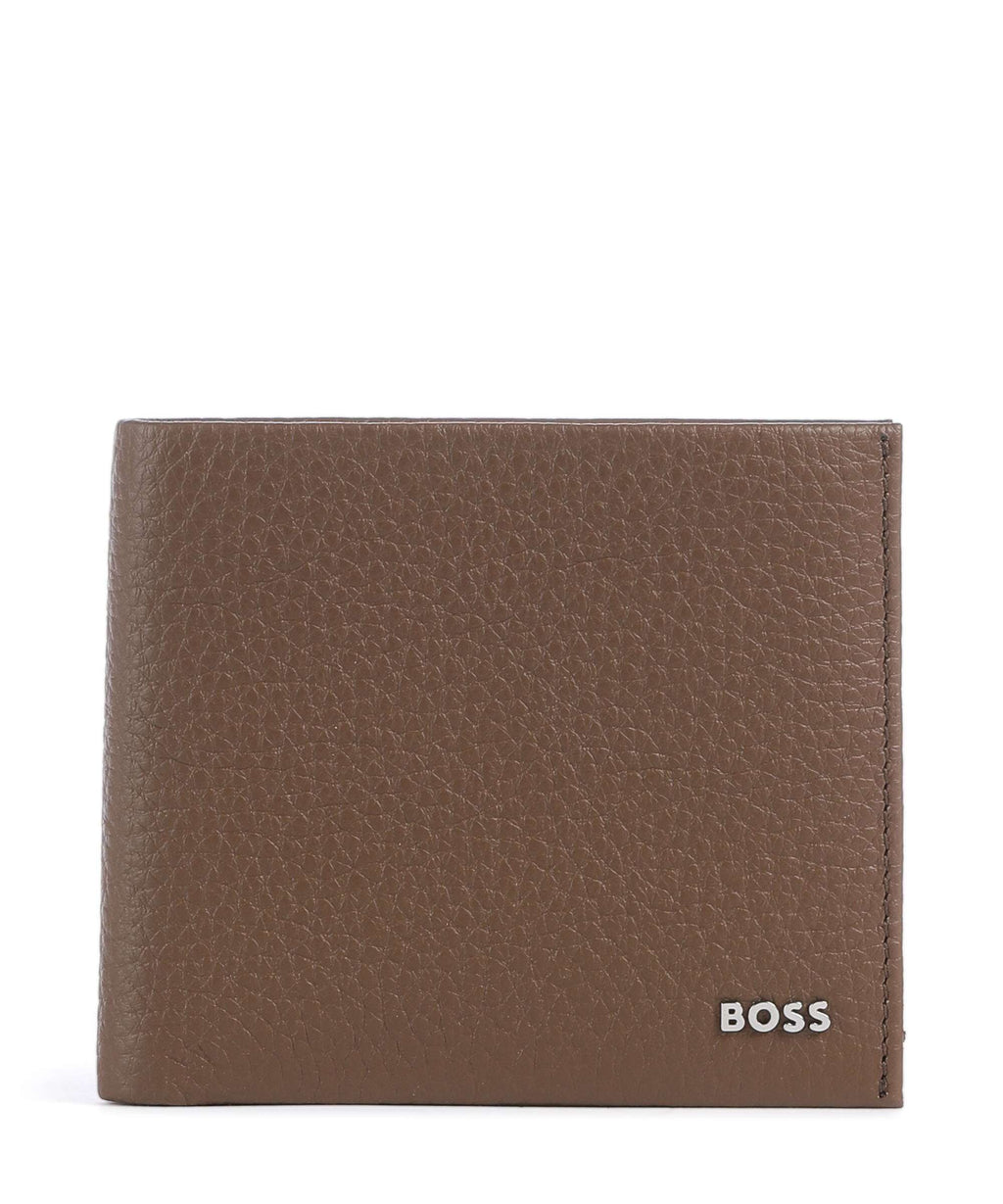 BOSS Crosstown Credit card holder medium brown