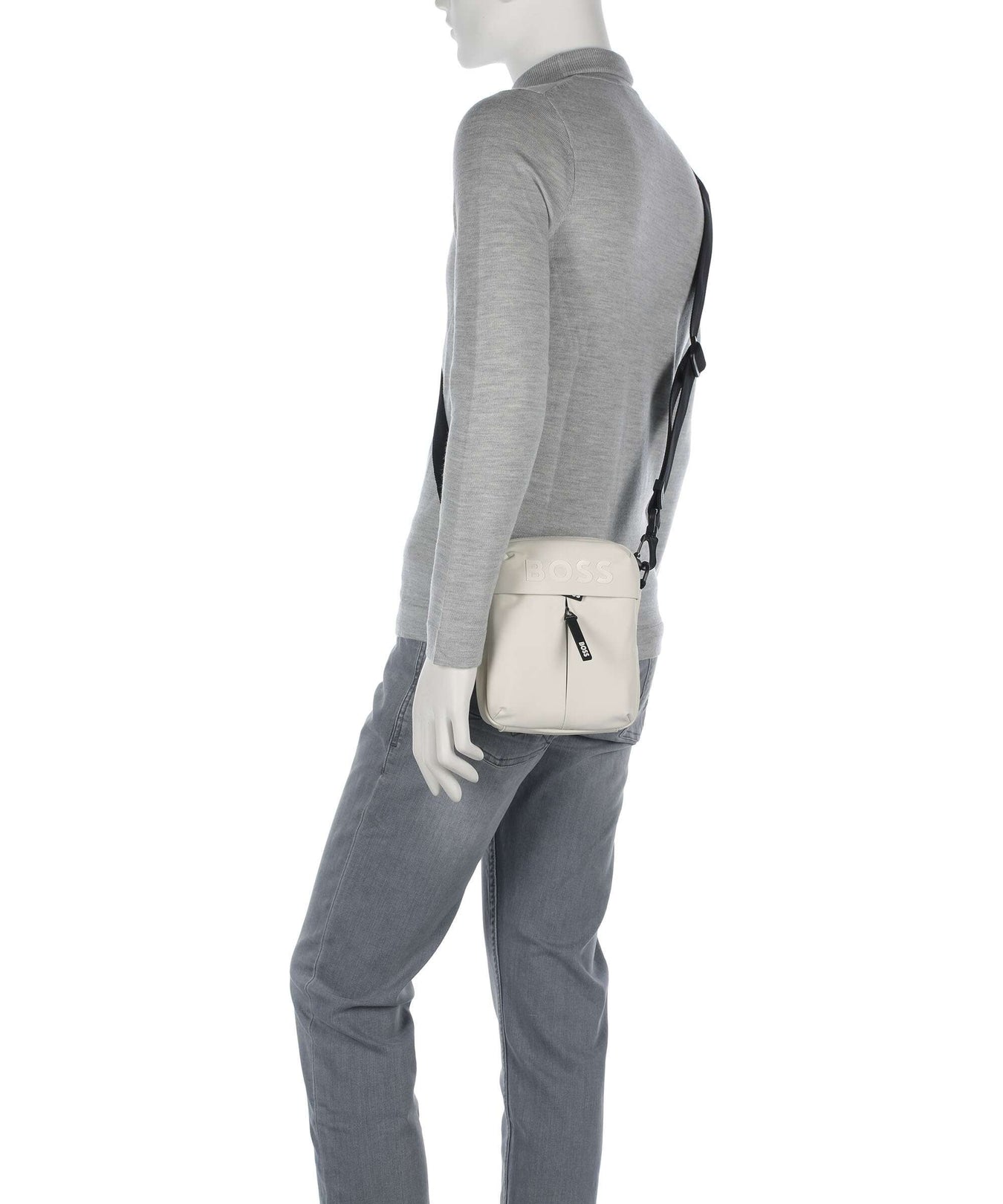 BOSS Stormy Crossbody bag stormy white
