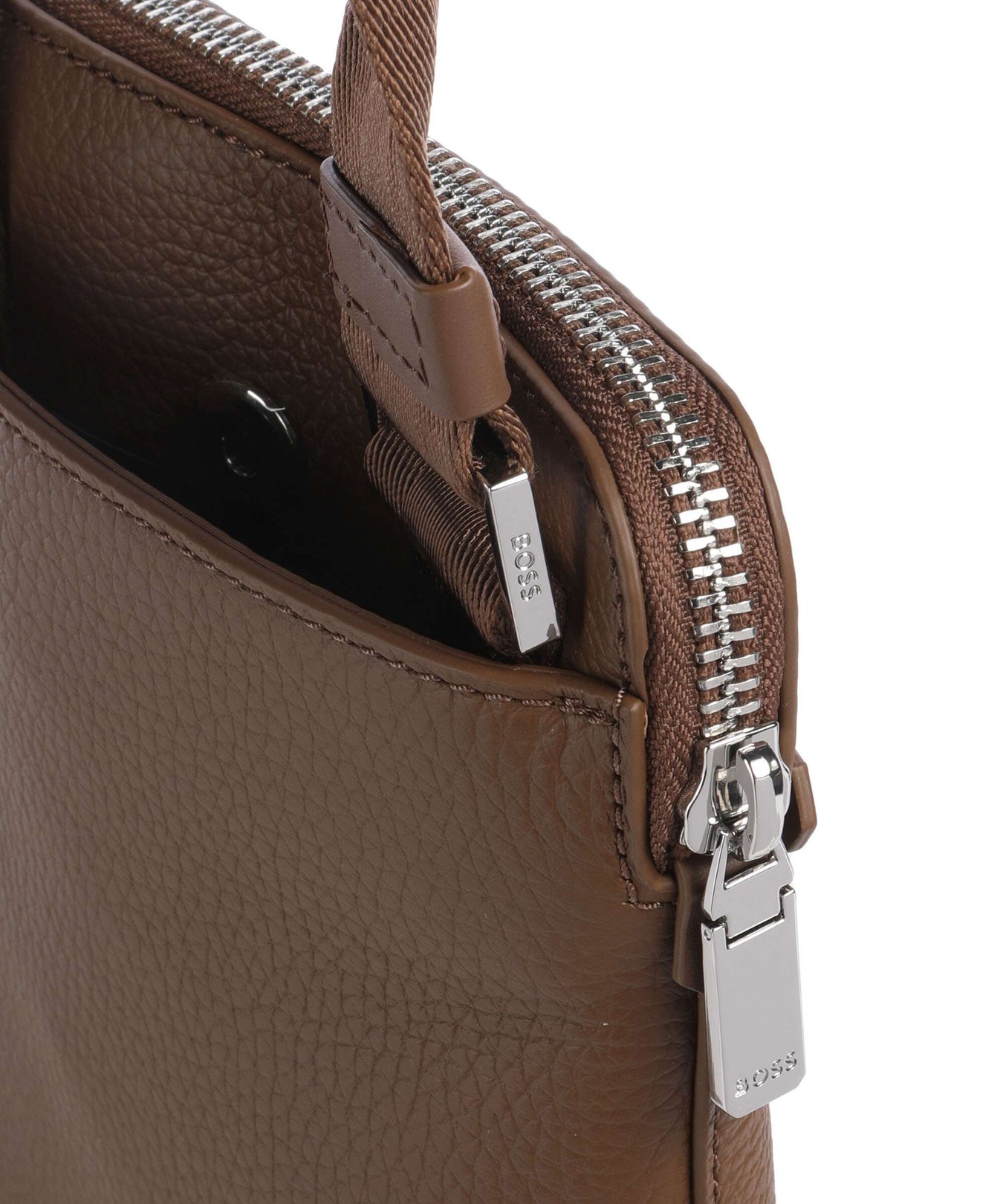 BOSS Crosstown Crossbody bag medium brown