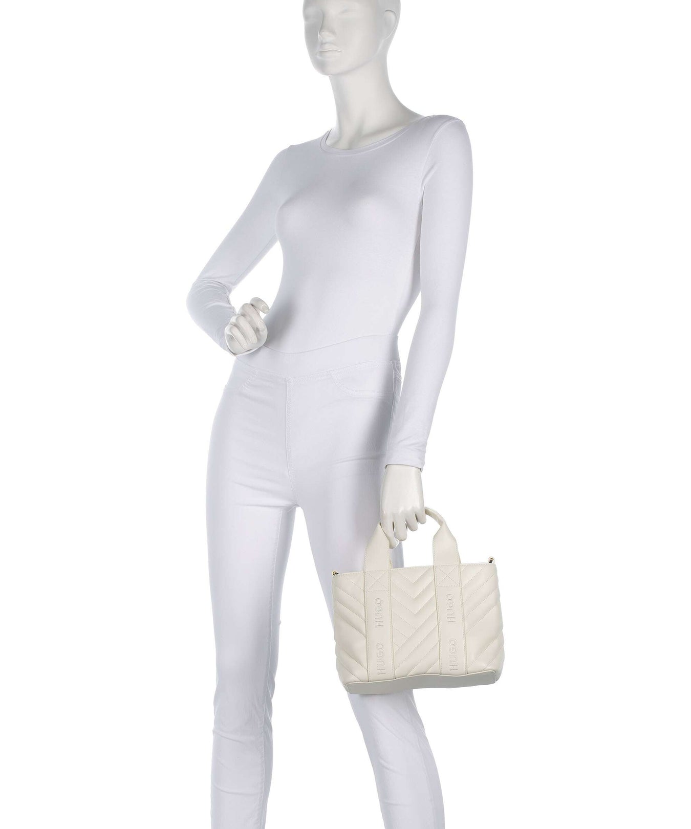 Hugo Becky Handbag open white