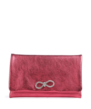 Abro Mimosa Clutch bag poppy red
