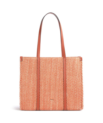 Abro Raffia Susanna Shopper orange