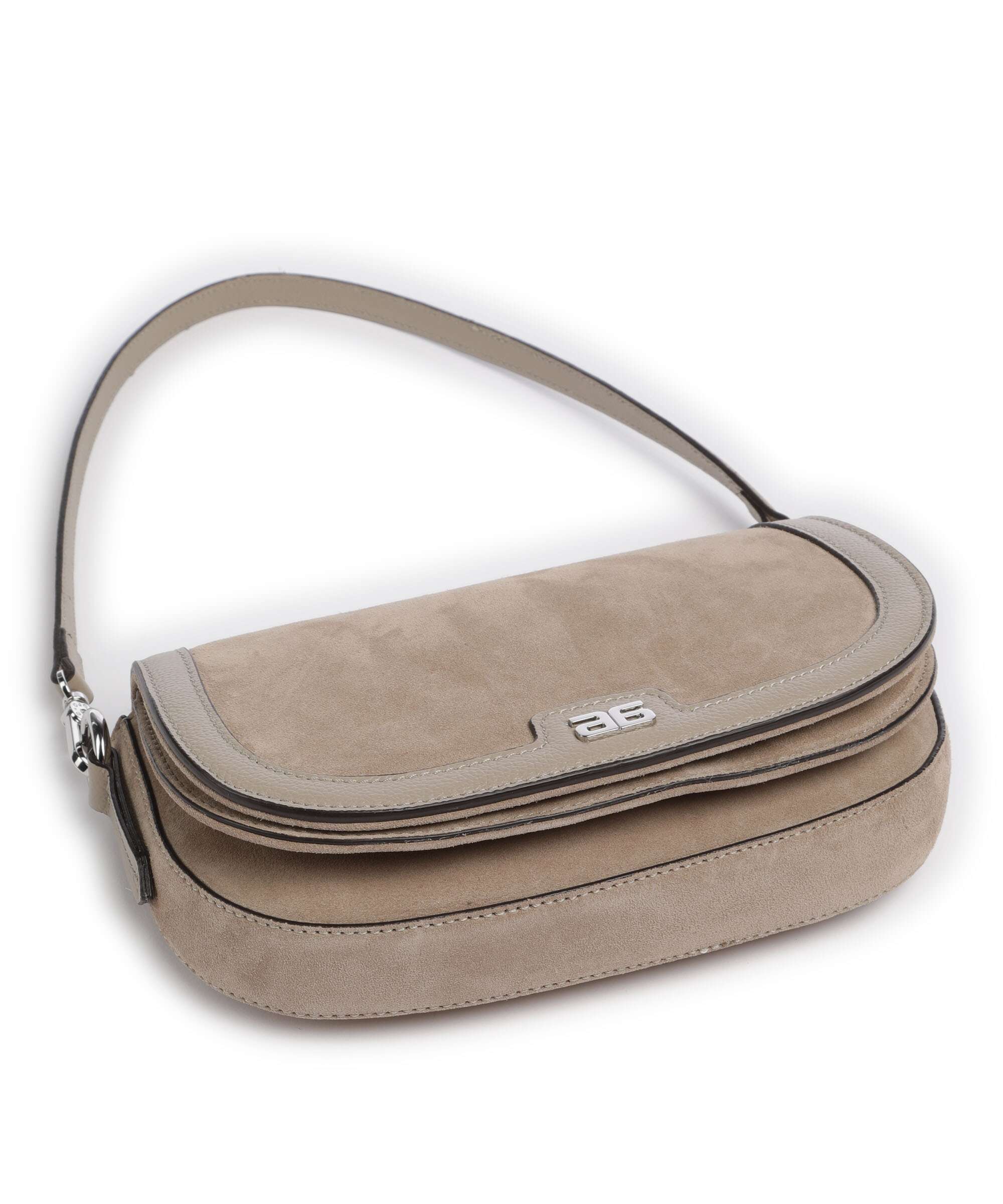 Abro Suede Rosalia Shoulder bag siena