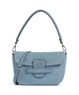 Abro Suede Camilla Schultertasche blue
