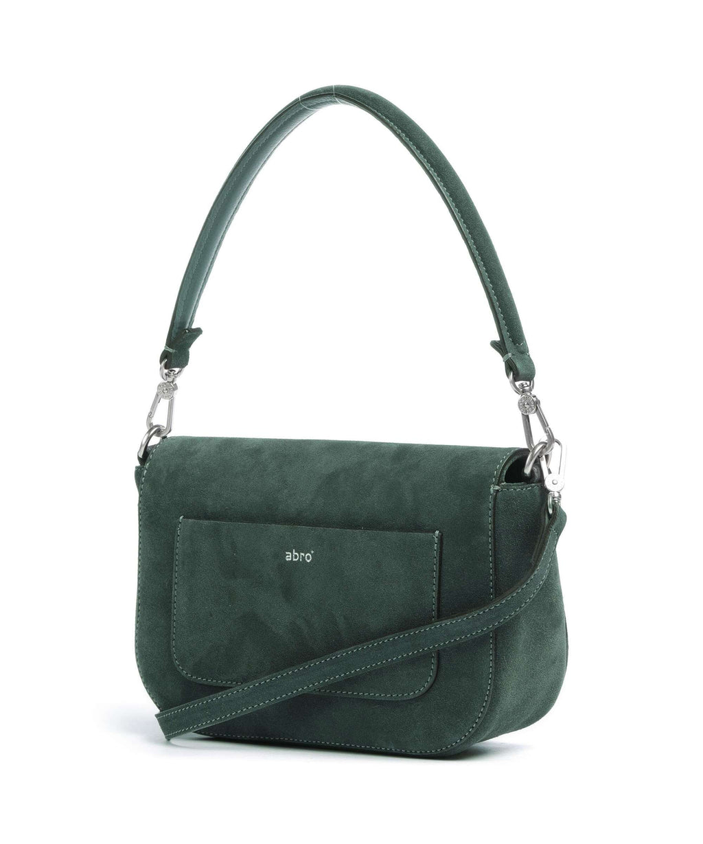 Abro Suede Camilla Shoulder bag sage