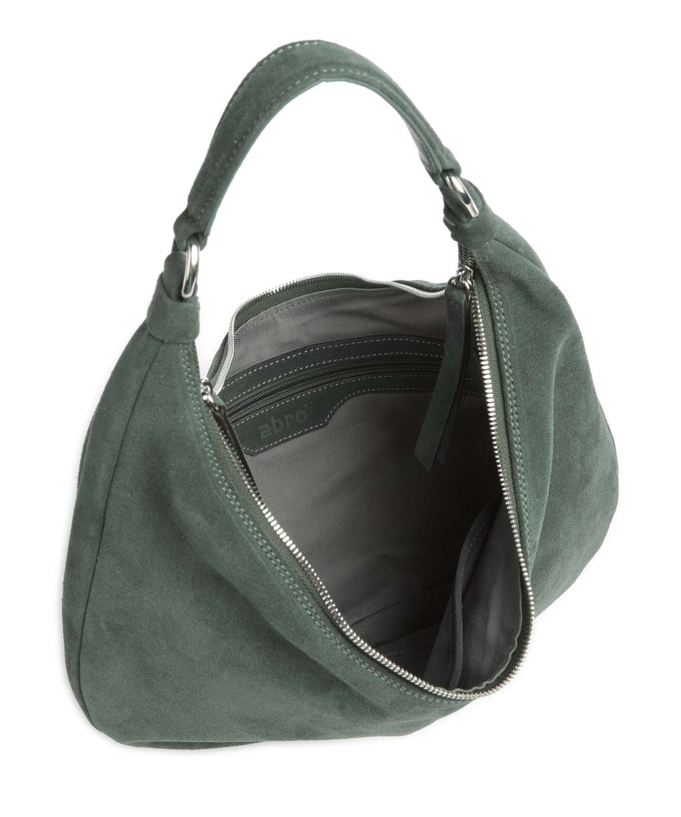 Abro Suede Nana Hobo bag sage