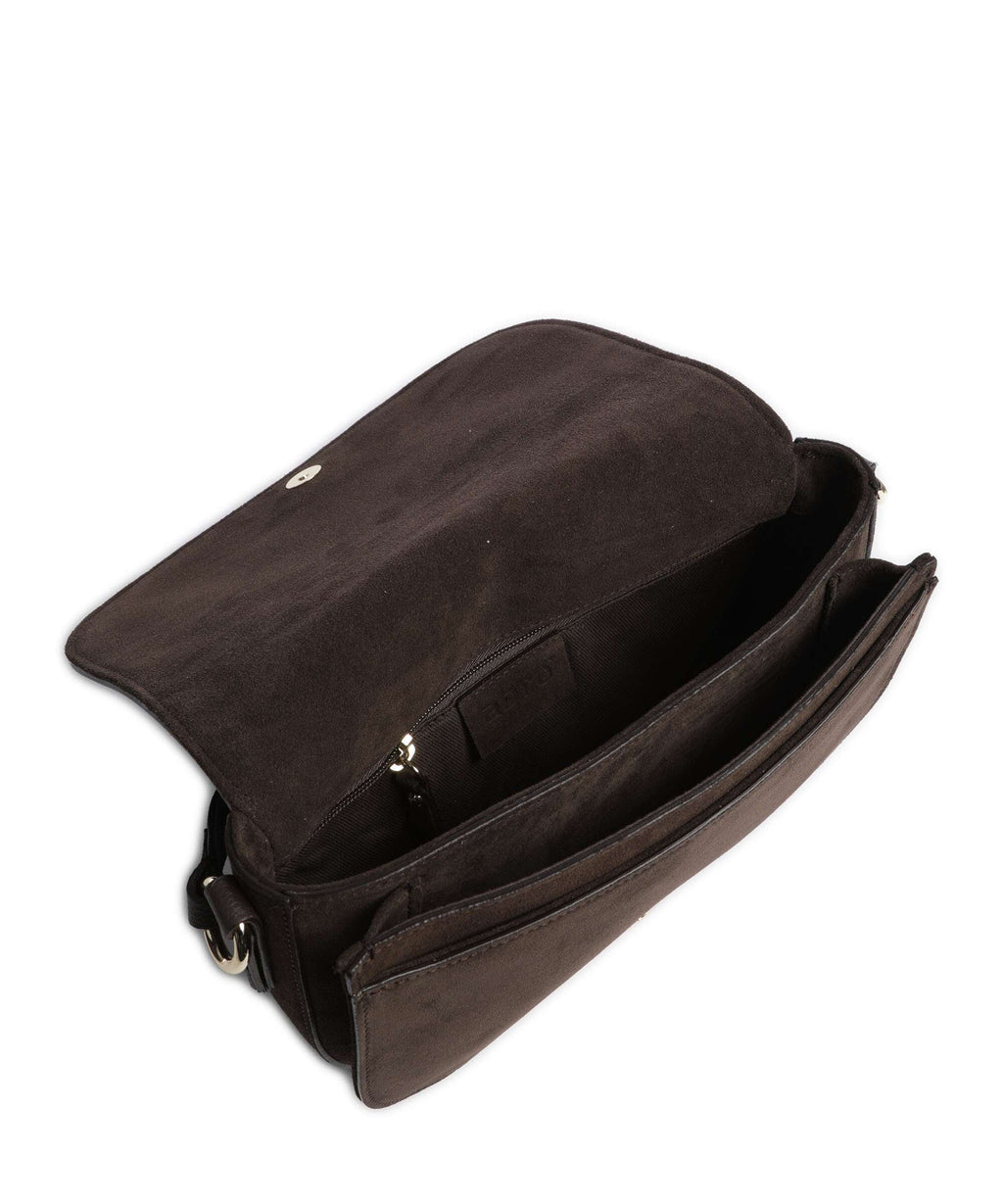Abro Suede Rosalia Crossbody bag brown