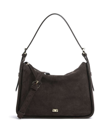 Abro Suede Best Friend Beuteltasche brown