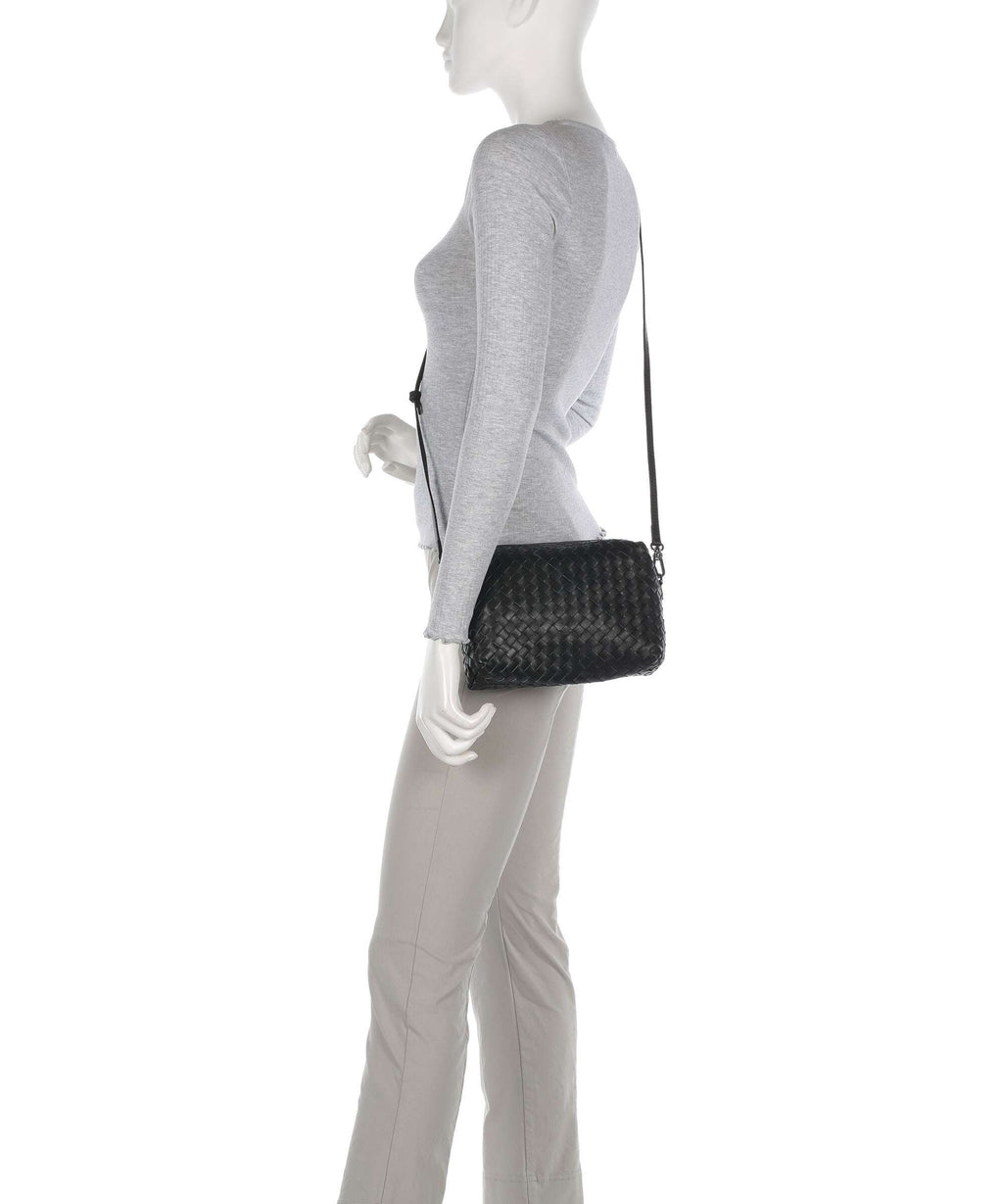 Abro Piuma Kaia Crossbody bag black/nickel