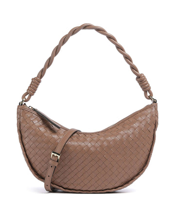 Abro Piuma Moon Schultertasche camel