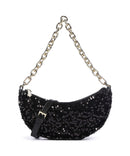 Abro Sequins Moon Borsa a spalla black/gold