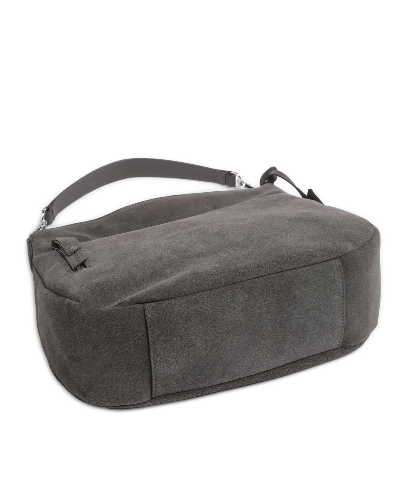 Abro Suede Juna Hobo bag grey