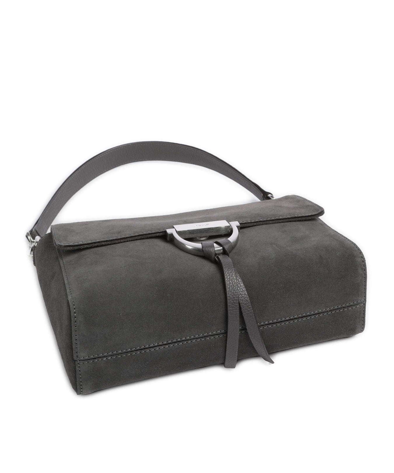 Abro Suede Temi Shoulder bag grey