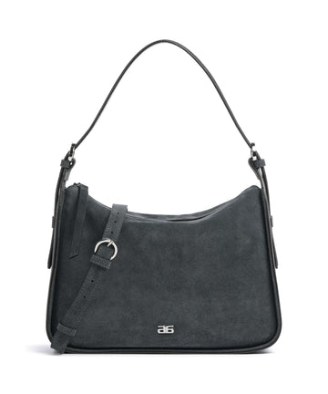 Abro Suede Best Friend Beuteltasche grey