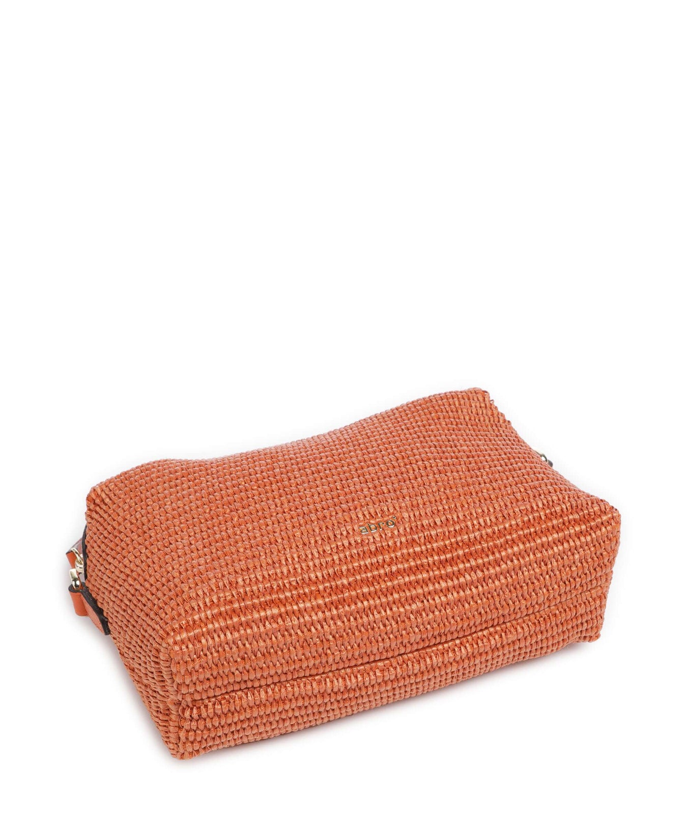 Abro Raffia Kaia Crossbody bag orange