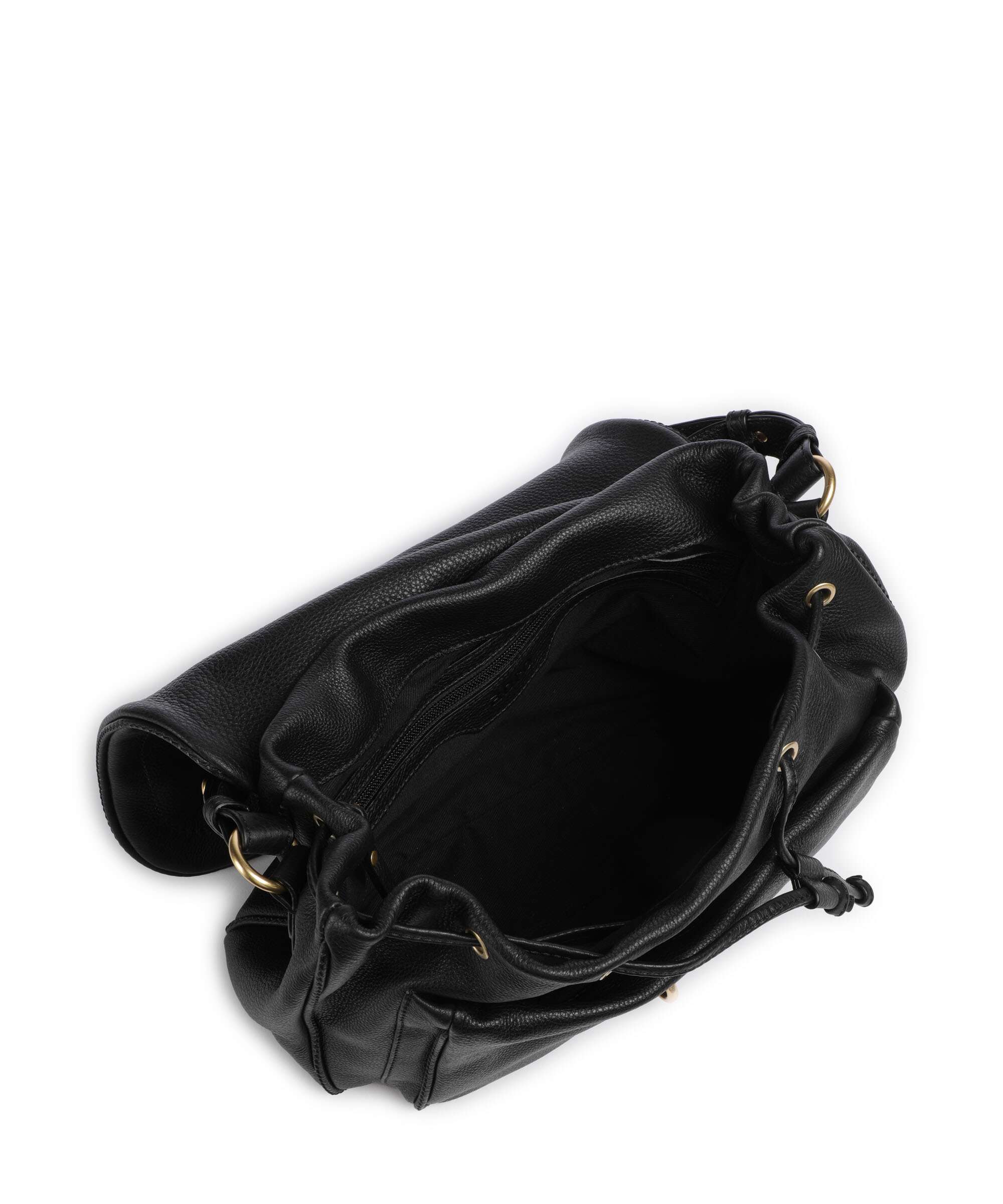 Abro Dalia Star Saddle Hobo bag black/gold