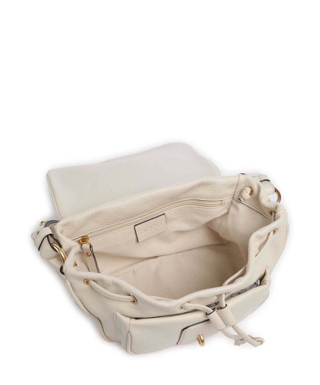 Abro Dalia Star Saddle Shoulder bag beige