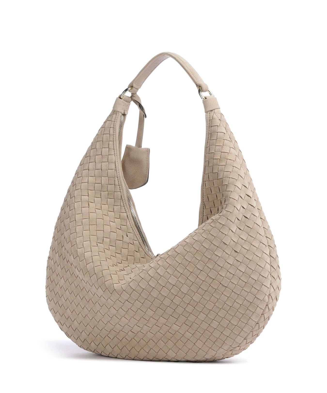 Abro Suede Nana Hobo bag natural