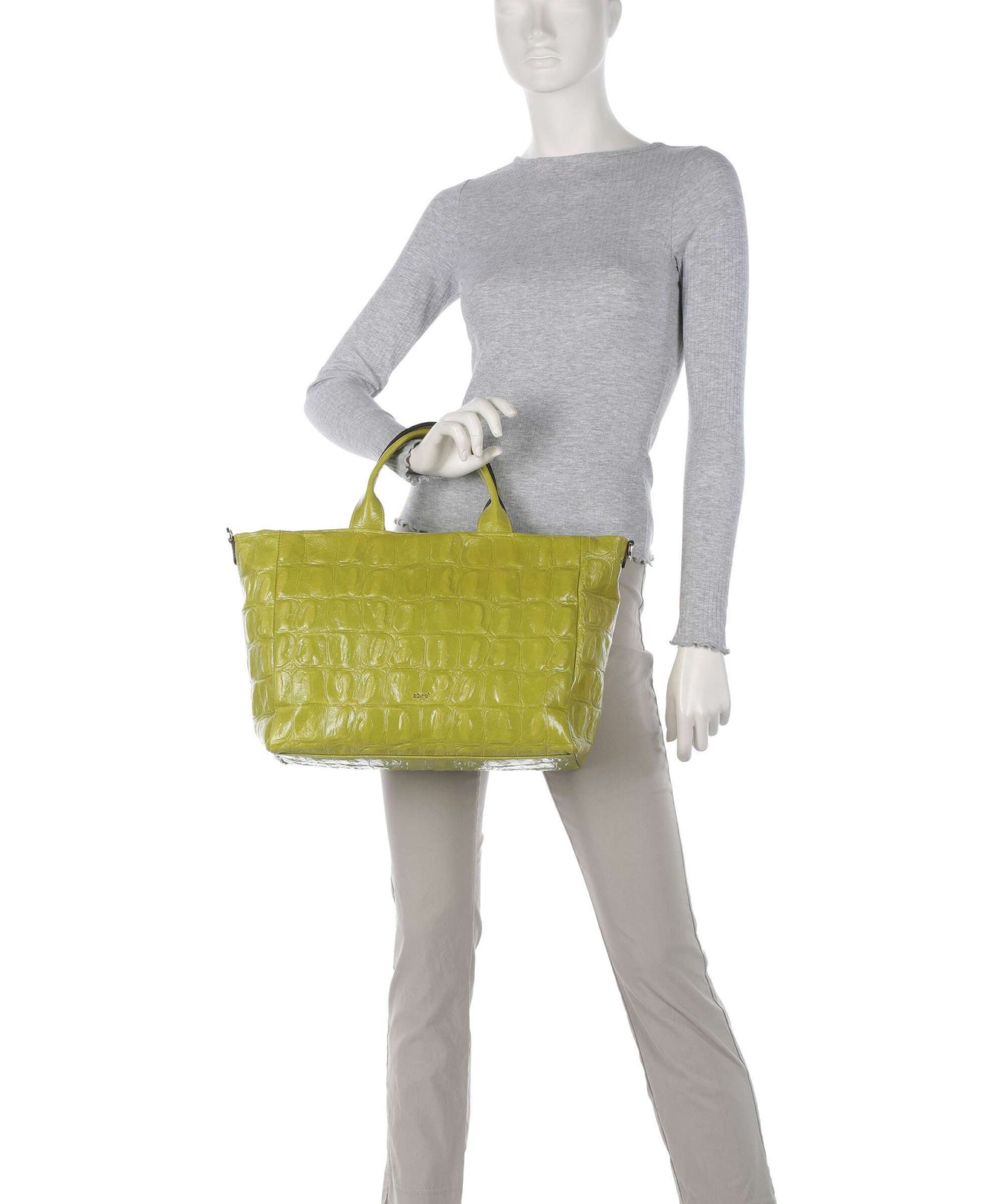 Abro Maxi Cocco Mia Handbag lime