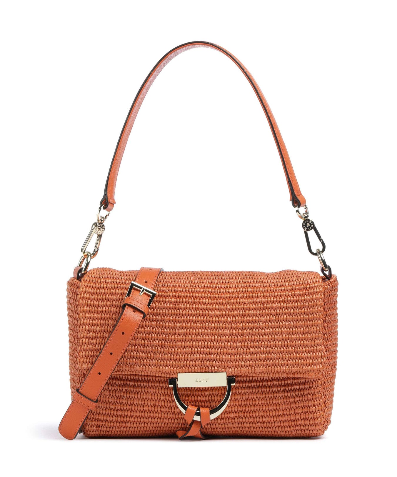 Abro Raffia Temi Shoulder bag orange