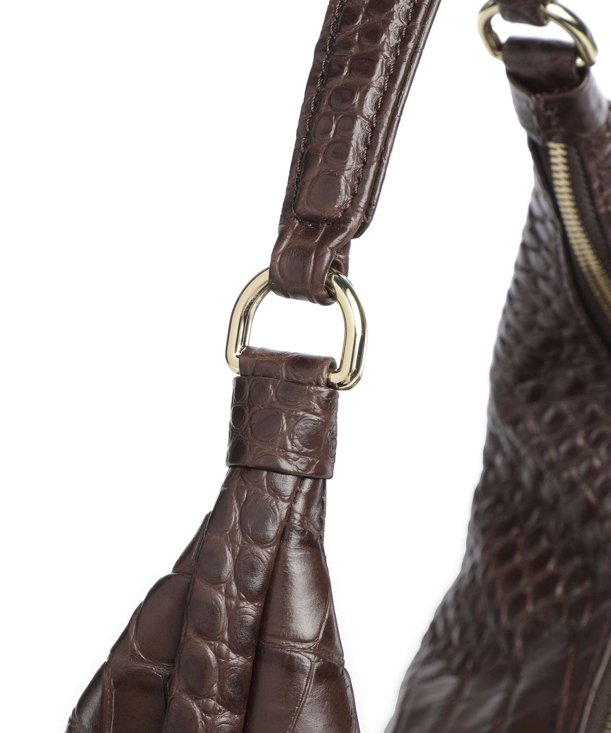 Abro Cocco Mondial Nana Big Hobo bag dark brown