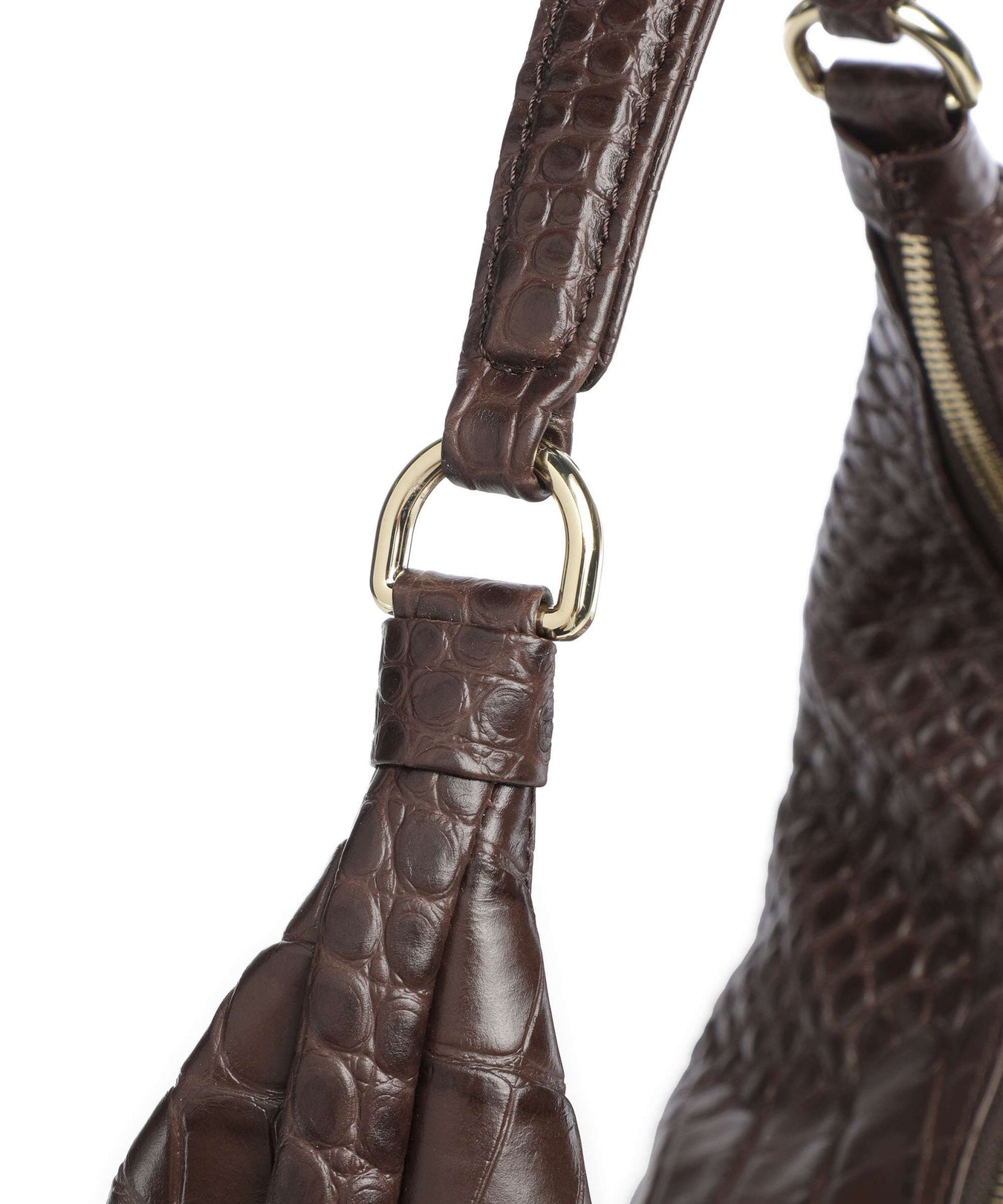 Abro Cocco Mondial Nana Big Hobo bag dark brown