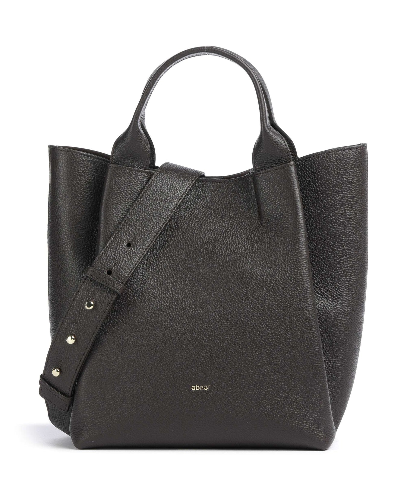 Abro Agave Essential Medium Handbag dark brown