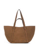 Abro Suede Cosmo Large Borsa shopper camel