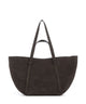 Abro Suede Cosmo Large Borsa shopper dark brown