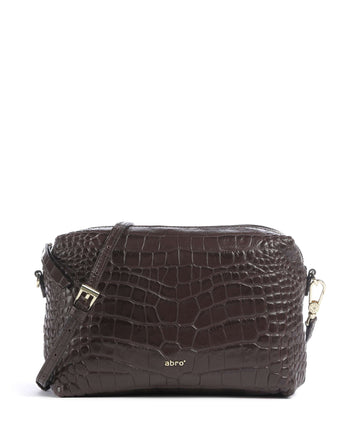 Abro Cocco Mondial Kaia Crossbody bag dark brown