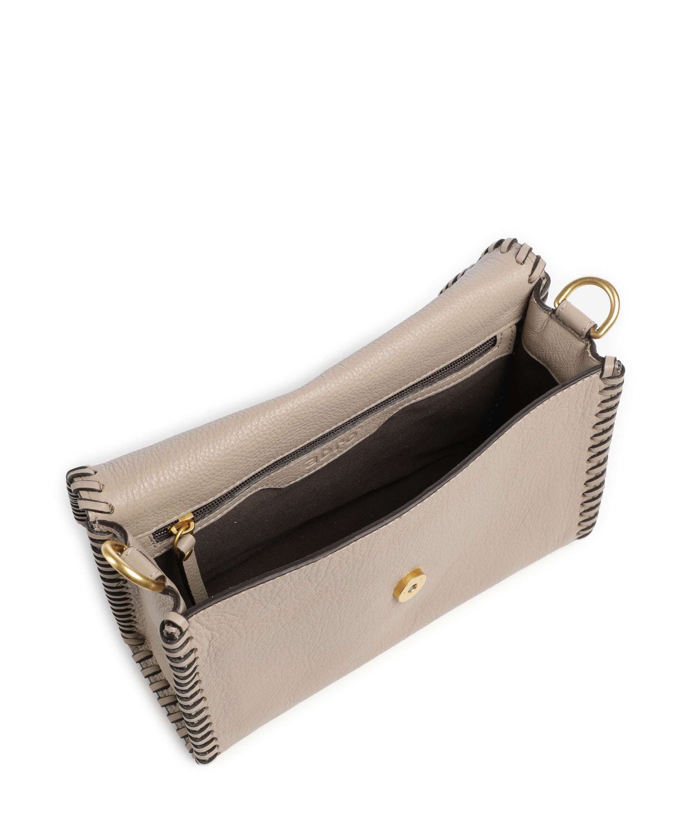 Abro Dalia Temi Stitch Shoulder bag siena