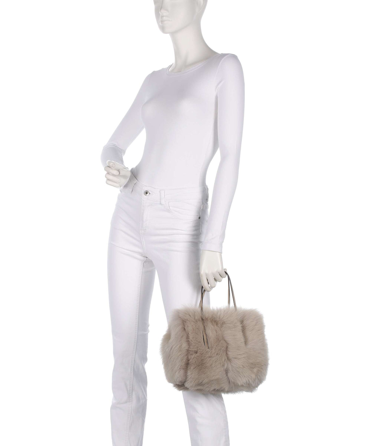 Abro Shearling Noelle Handbag siena