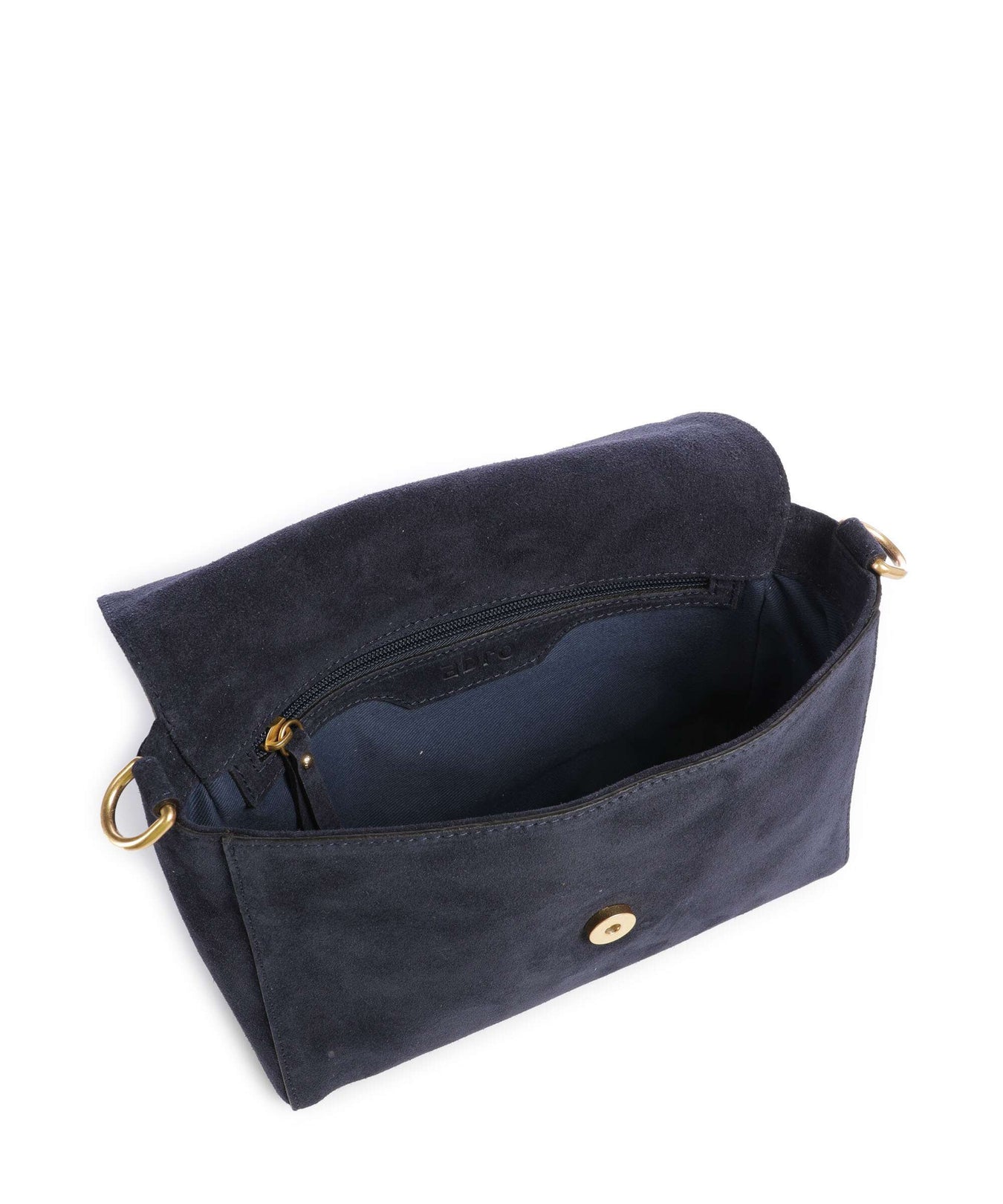 Abro Suede Temi Shoulder bag navy