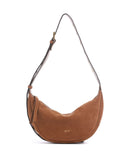 Abro Suede By My Side Small Schultertasche cuoio