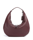 Abro Piuma Nana Borsa hobo bordeaux