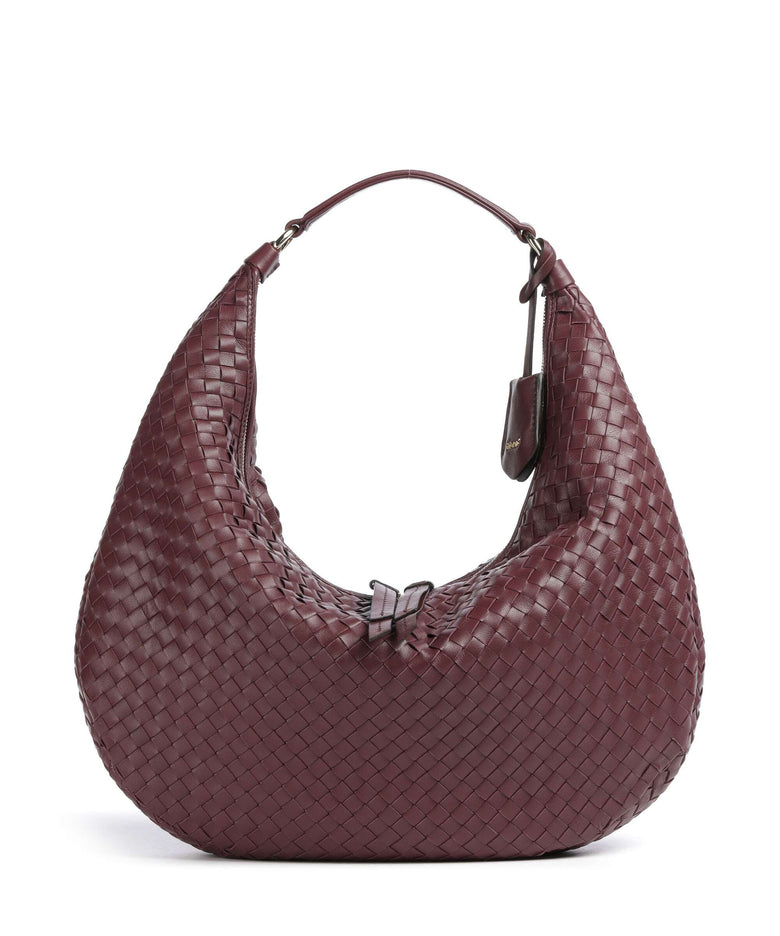 Abro Piuma Nana Hobo bag bordeaux