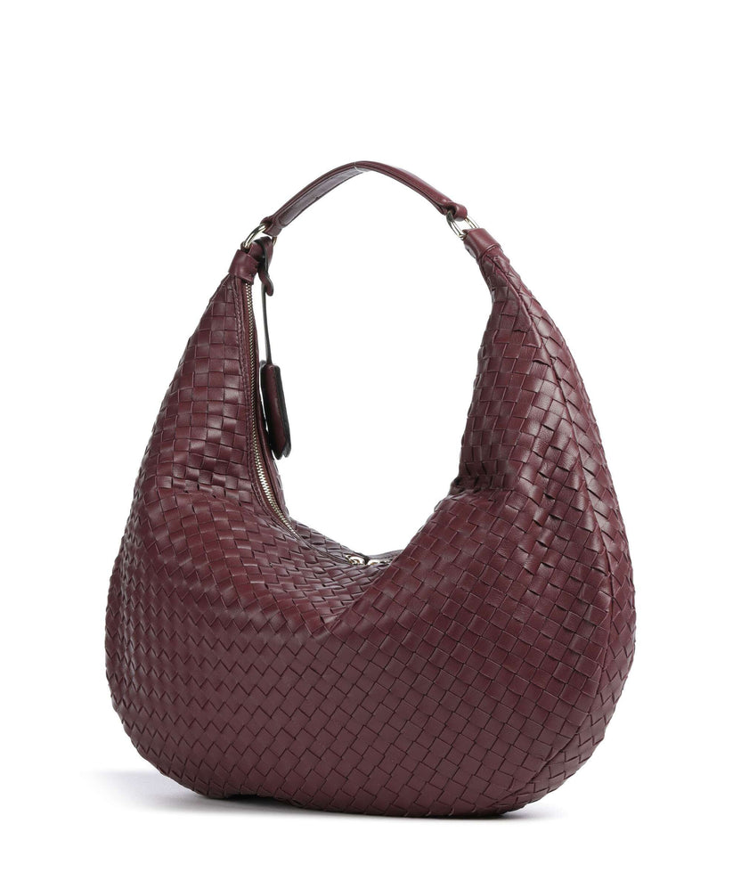 Abro Piuma Nana Hobo bag bordeaux