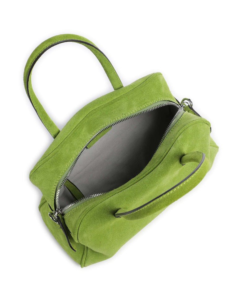 Abro Suede Amara Handbag lime