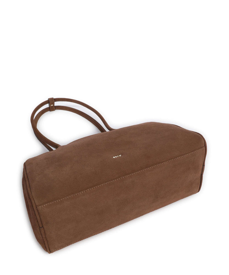 Abro Suede Amara Shoulder bag wood