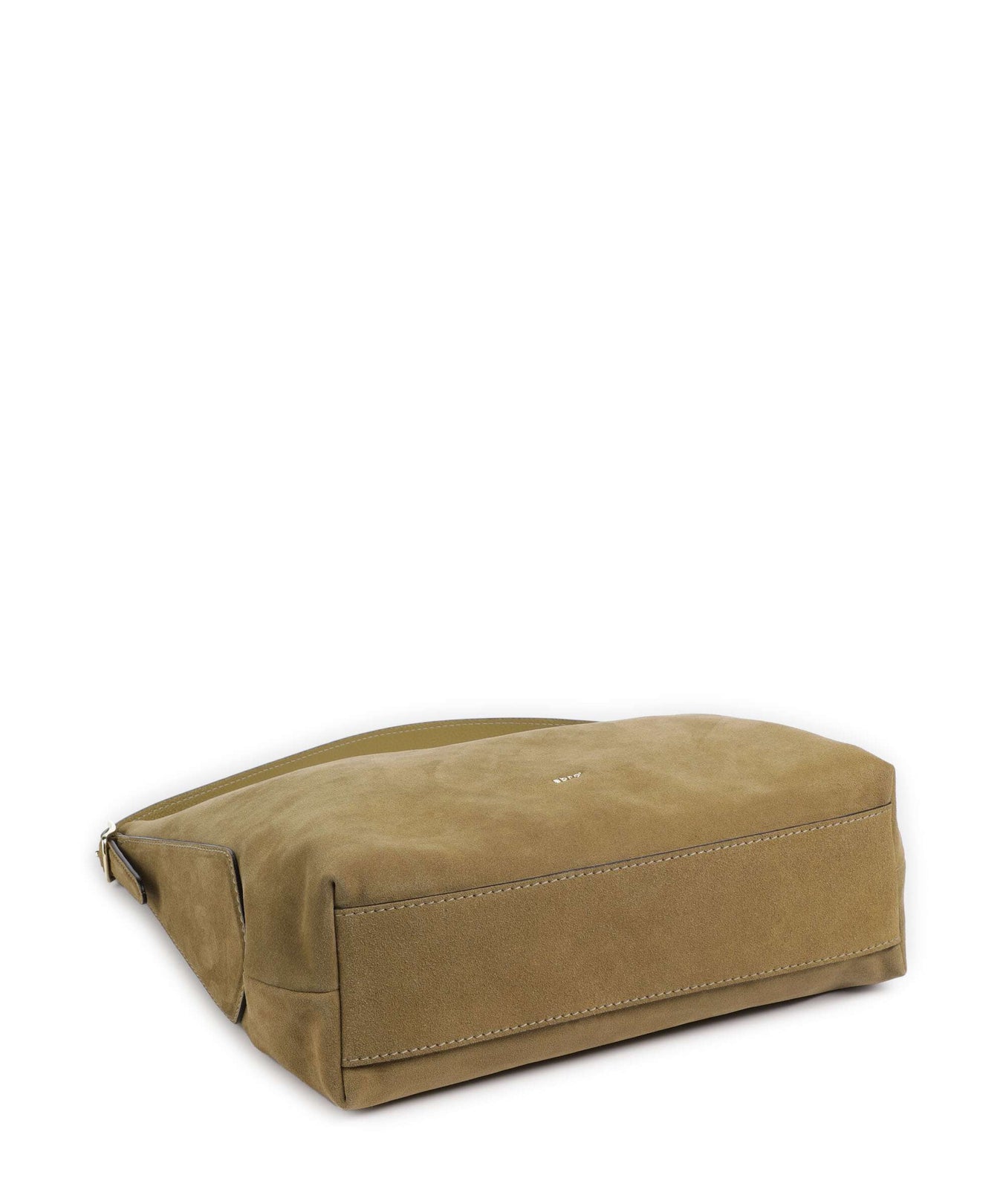 Abro Suede Carina Hobo bag mud