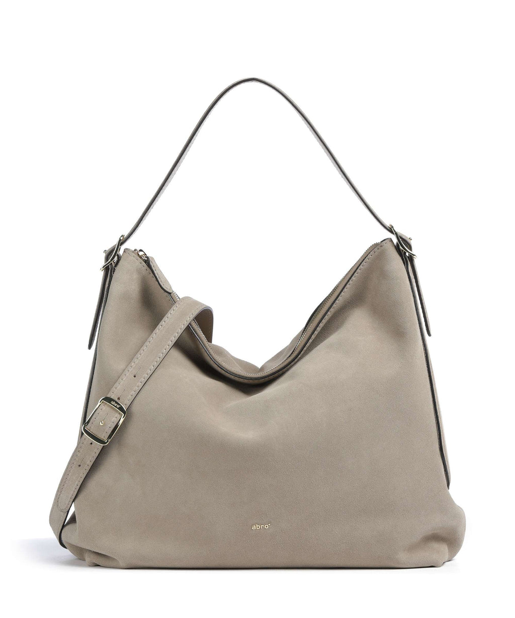 Abro Suede Carina Hobo bag siena