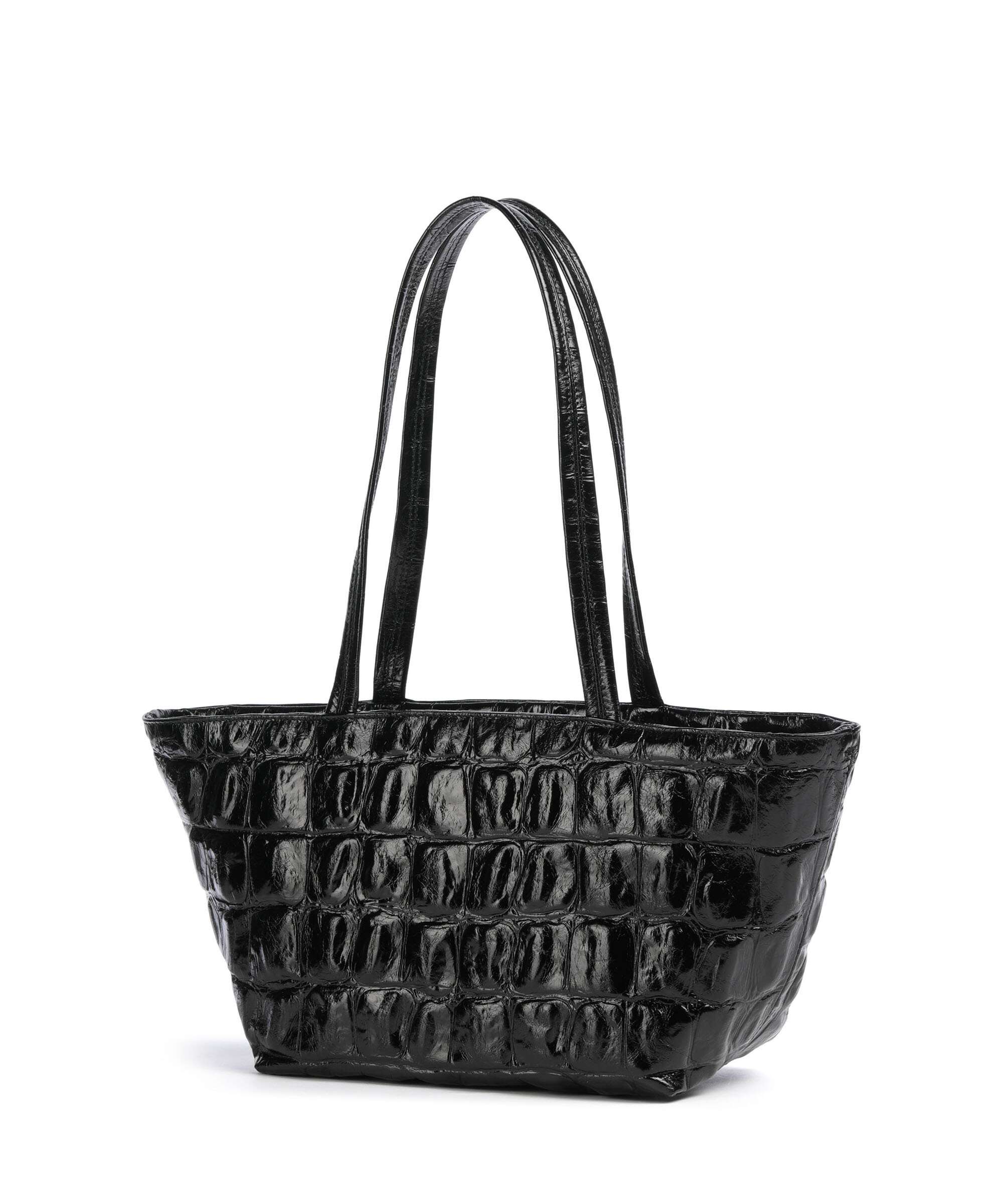 Abro Maxi Cocco Alba Shoulder bag black/nickel