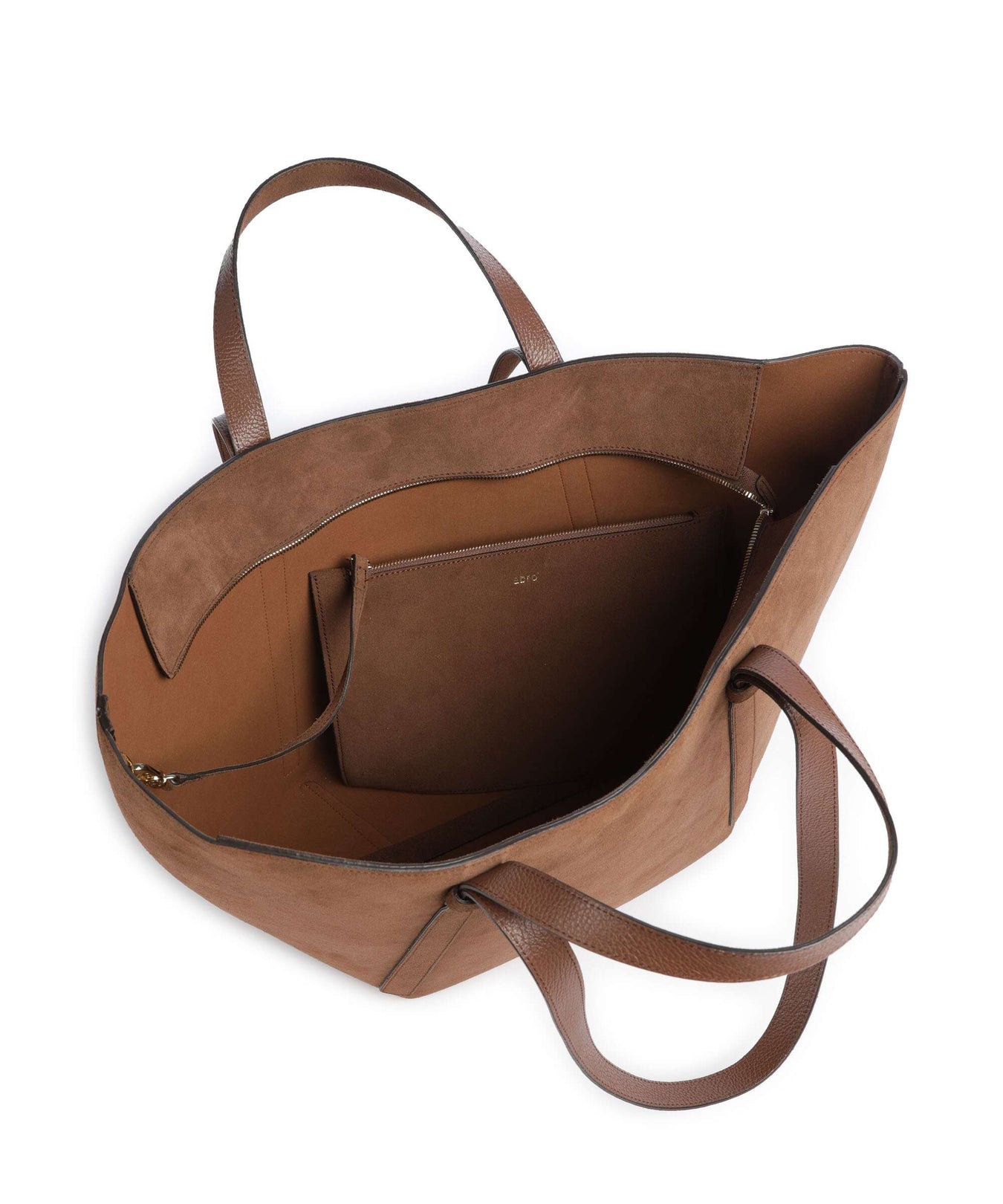 Abro Suede Cosmo Large Tote bag wood