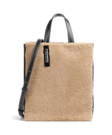 Liebeskind Paper Bag Shearling M Handtasche dark clay