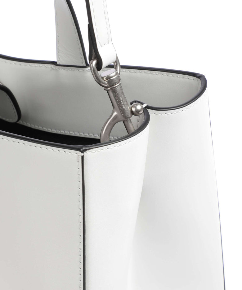 Liebeskind Paper Bag Logo Carter M Handbag offwhite
