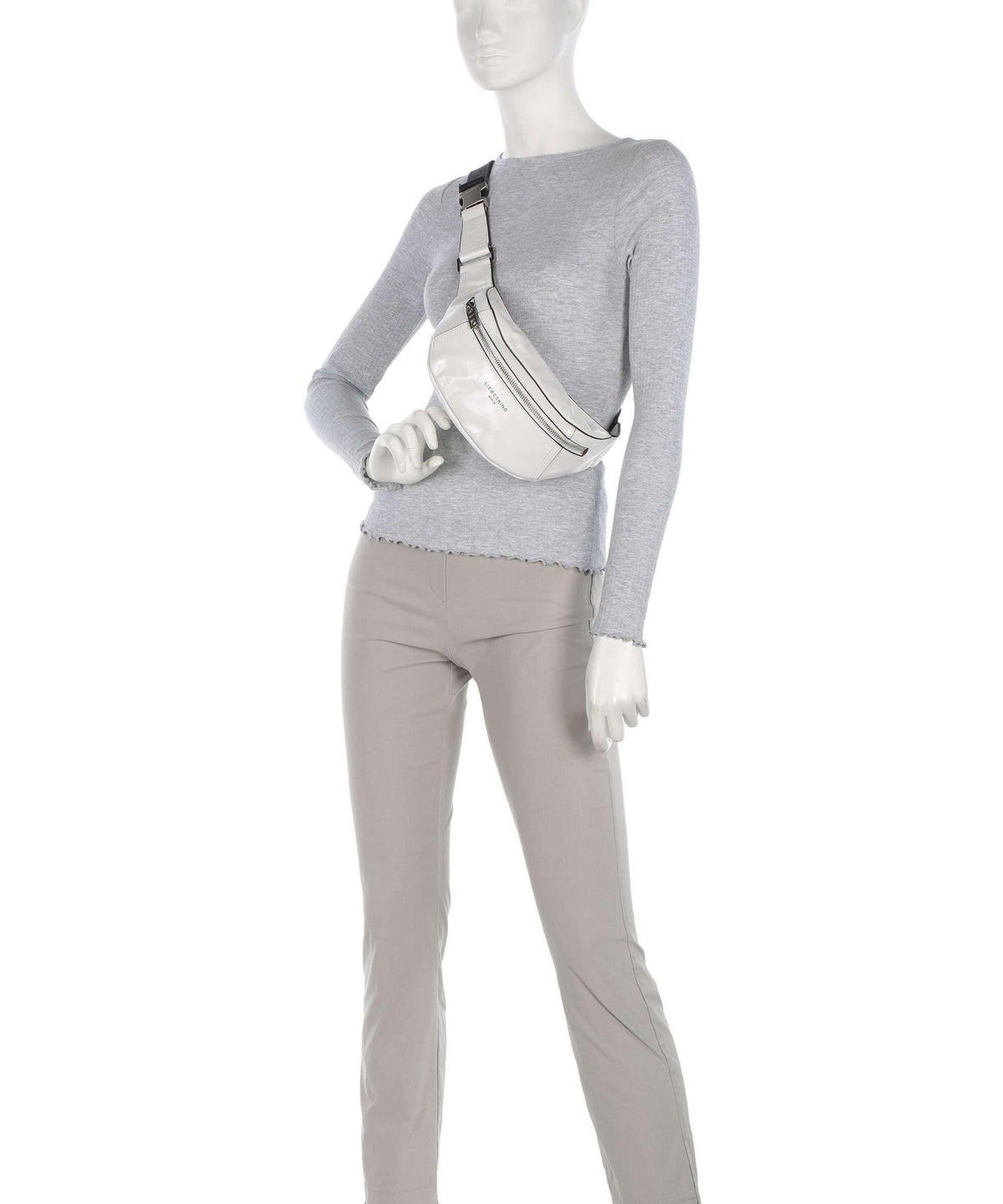 Liebeskind Chudy Paper Touch Crinkle S Fanny pack arctic