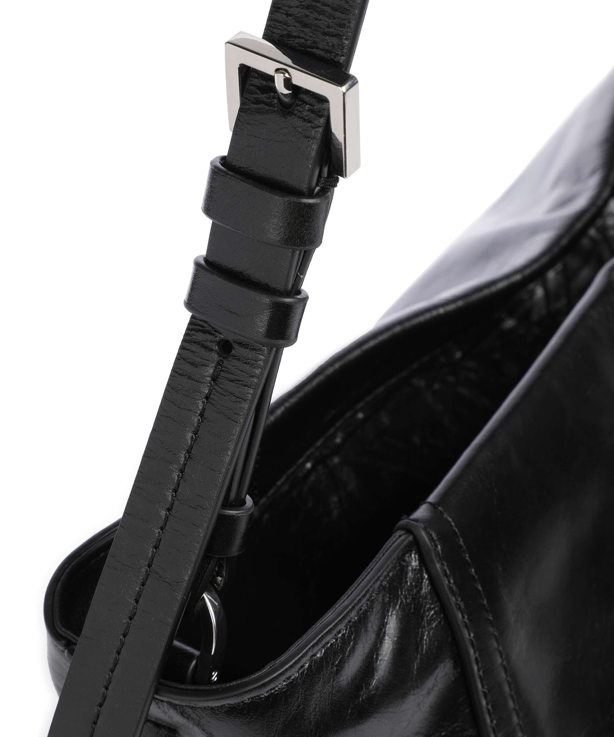 Liebeskind Chudy Suede L Hobo bag black