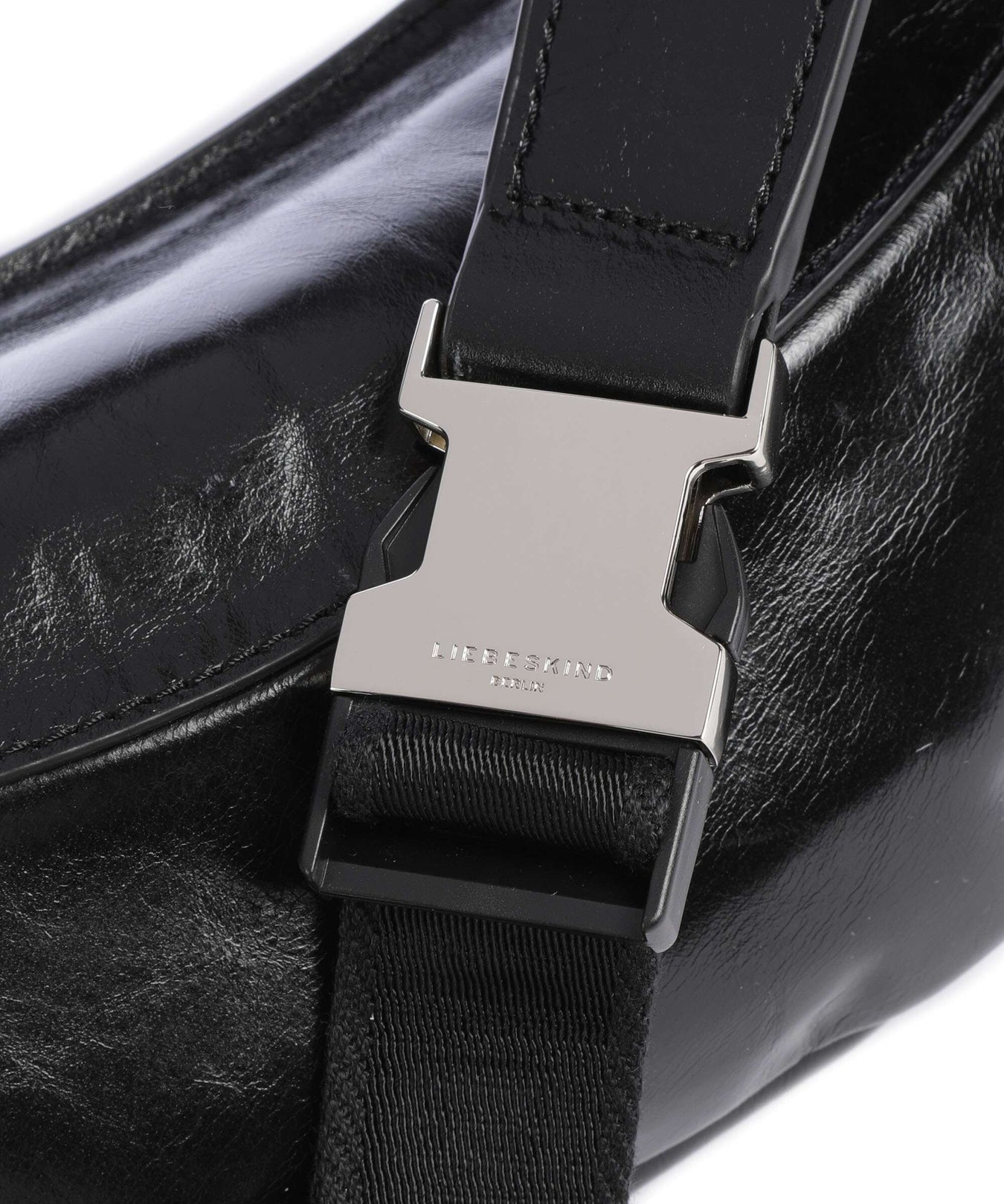 Liebeskind Chudy Paper Touch Crinkle S Fanny pack black