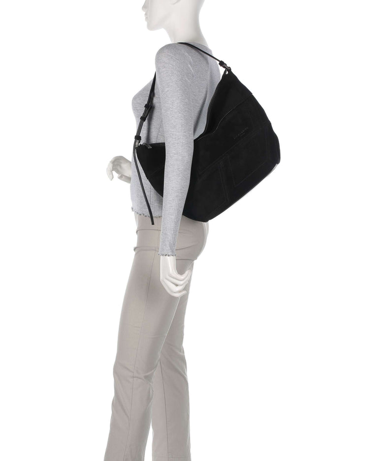 Liebeskind Edda Promo Suede M Hobo bag black