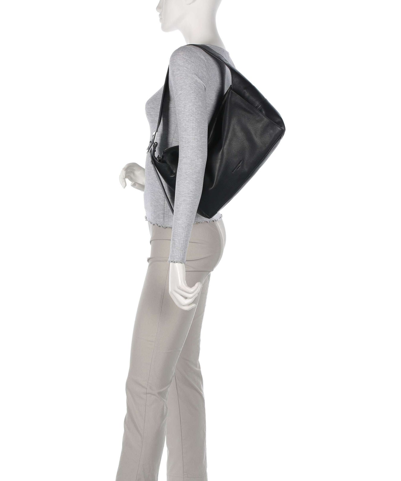 Liebeskind Lou 2 3D Leather M Hobo bag black